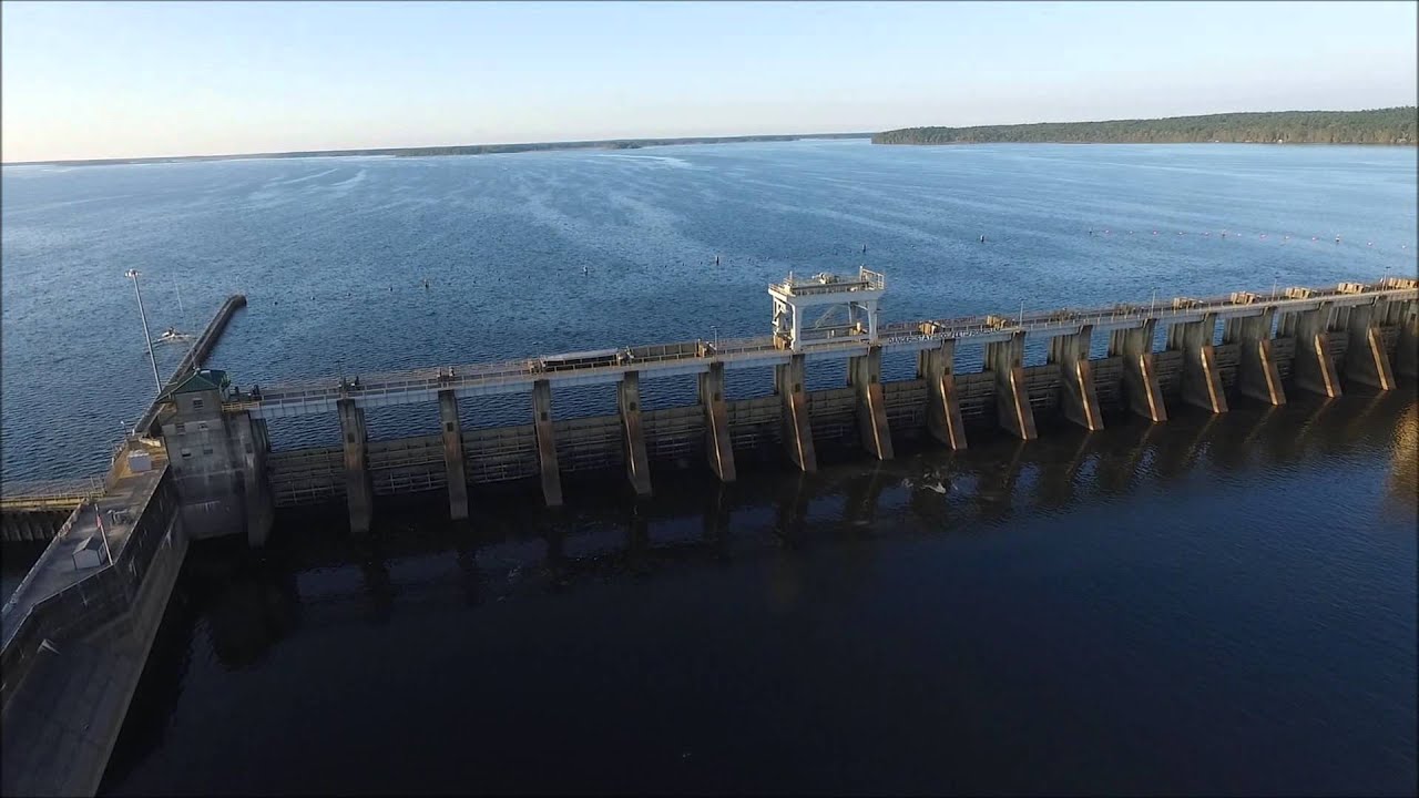 DJI Phantom 3 - Jim Woodruff Dam, Lake Seminole