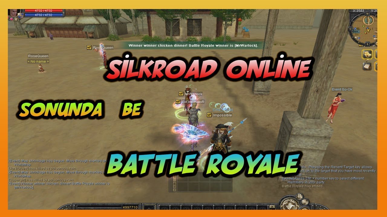 SİLKROAD ONLİNE BATTLE ROYALE MODU |  SONUNDA BEKLENEN OLDU  - - -  PUBG SRO