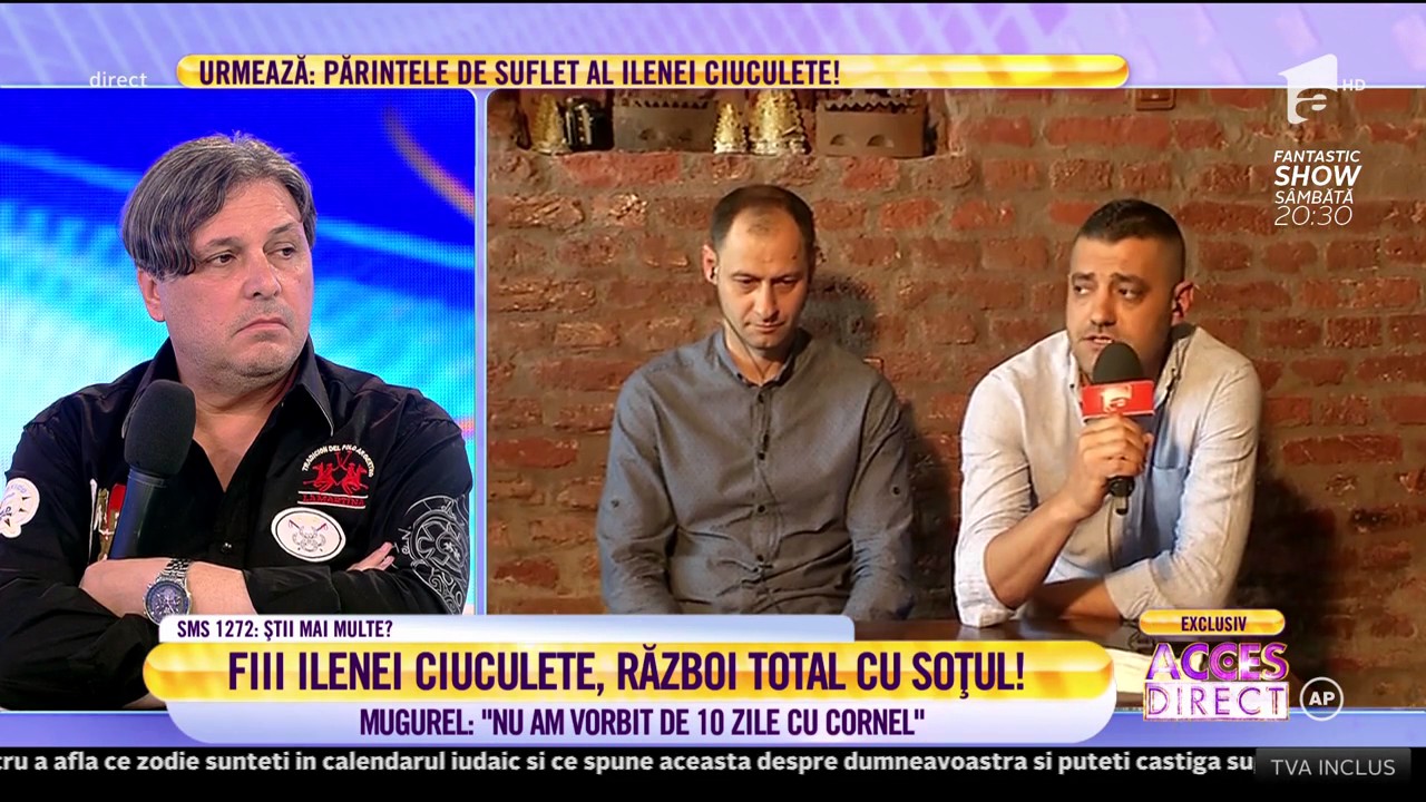Mugurel, fiul Ilenei Ciuculete, despre relația cu Cornel Galeș: 