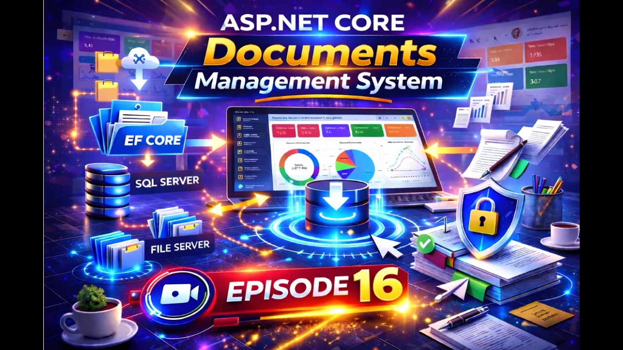 Build a Documents Management System in ASP.NET Core | EF Core,SQL Server & Permissions| EPISODE 16