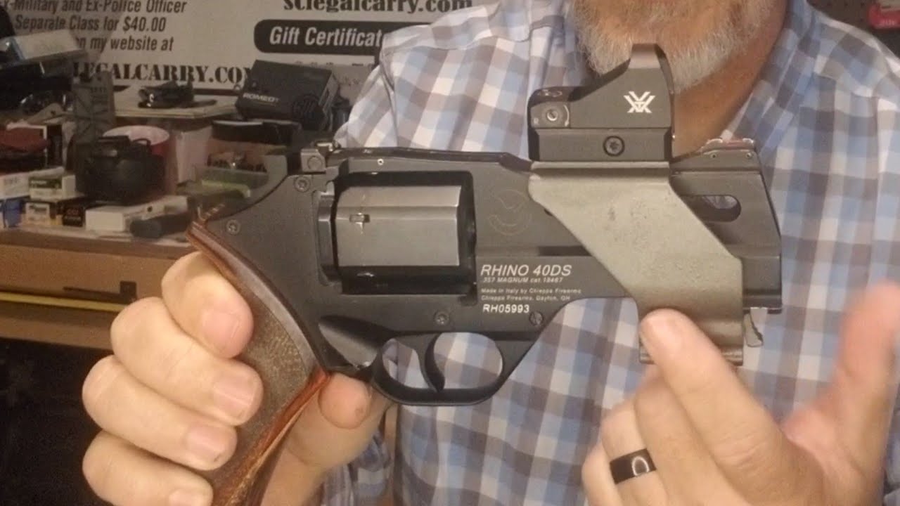 Chiappa Rhino DS40 with a Vortex Viper RMR Mounted