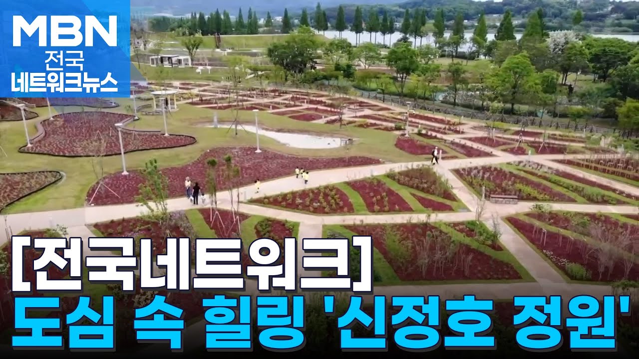 충남 제1호 지방 정원 '신정호 정원'…도심 속 힐링 명소로 각광 [전국네트워크]