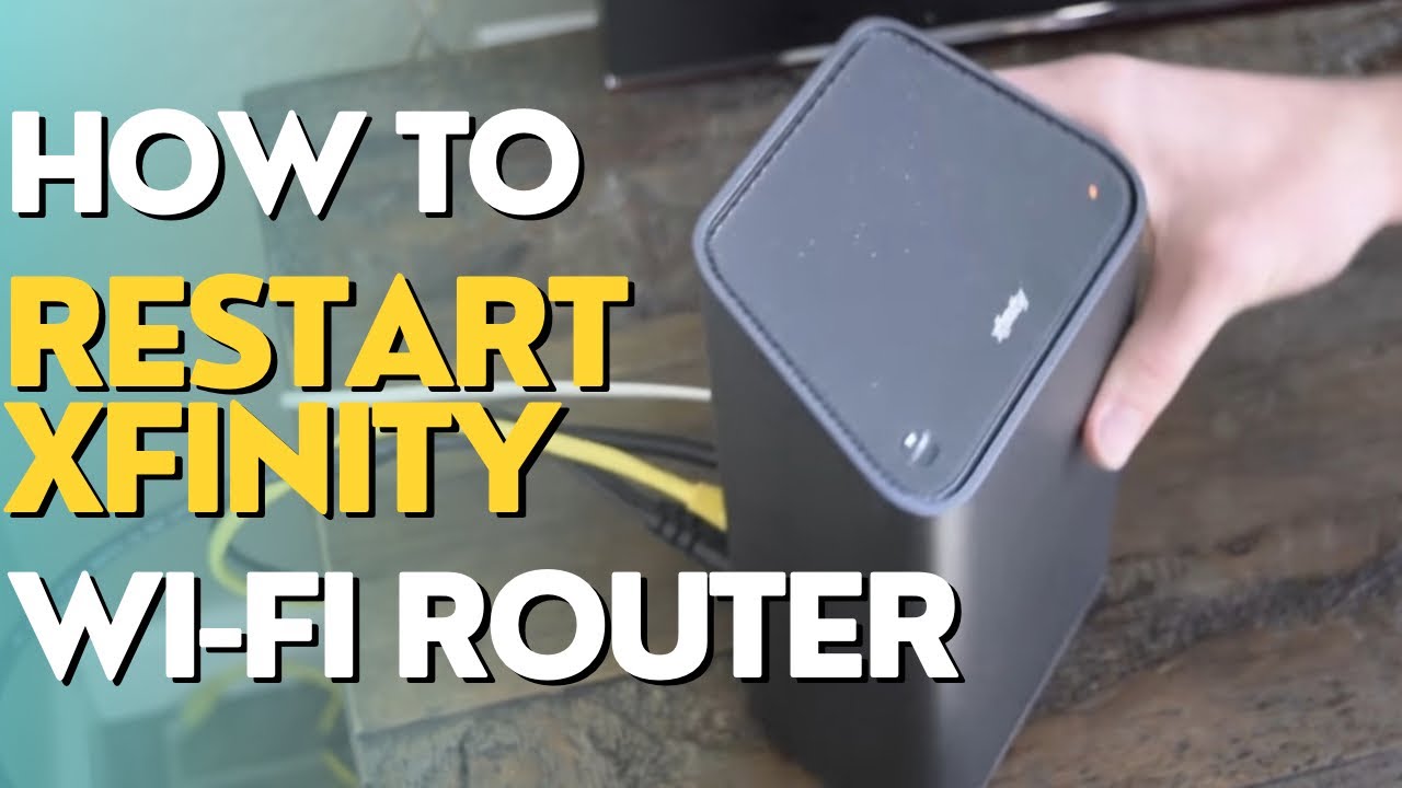 Как перезапустить маршрутизатор Xfinity Wi-Fi