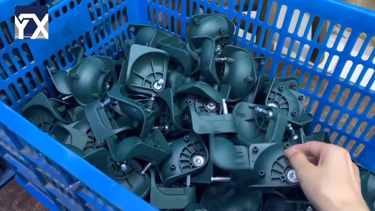 Export Quality Suitcase Wheel, Luggage Trolley Manufacturing Process(Yeshine Luggage Making Machine)