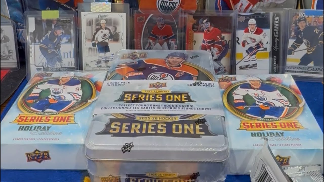 2025-26 UPPER DECK SERIES ONE HOLIDAY EDITION BOX BREAK *maybe demidov*