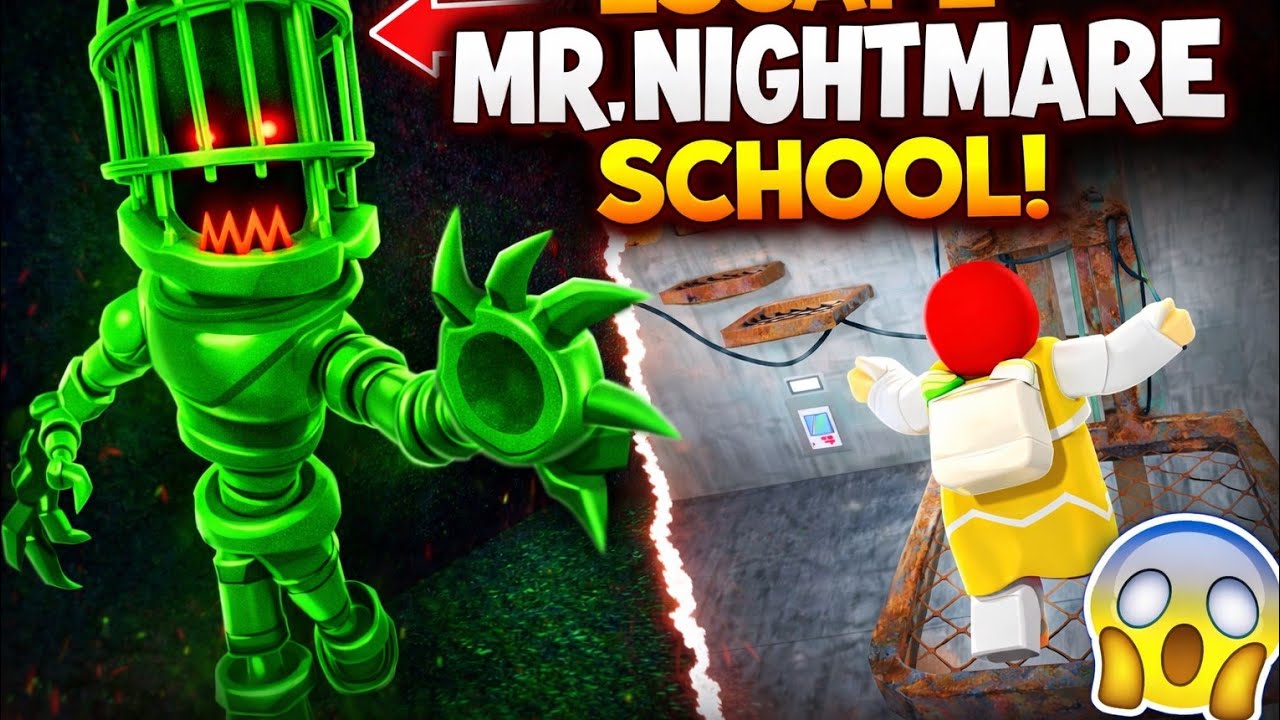 ESCAPE MR. NIGHTMARE SCHOOL 😱 | Mega Boss Fight & Horror Escape (Roblox)