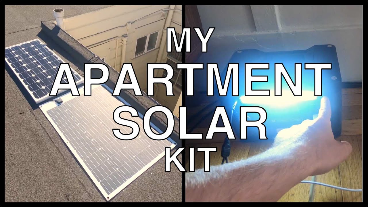 $599 Solar for Apartment Renters? DIY Solar panels + 500W micro 