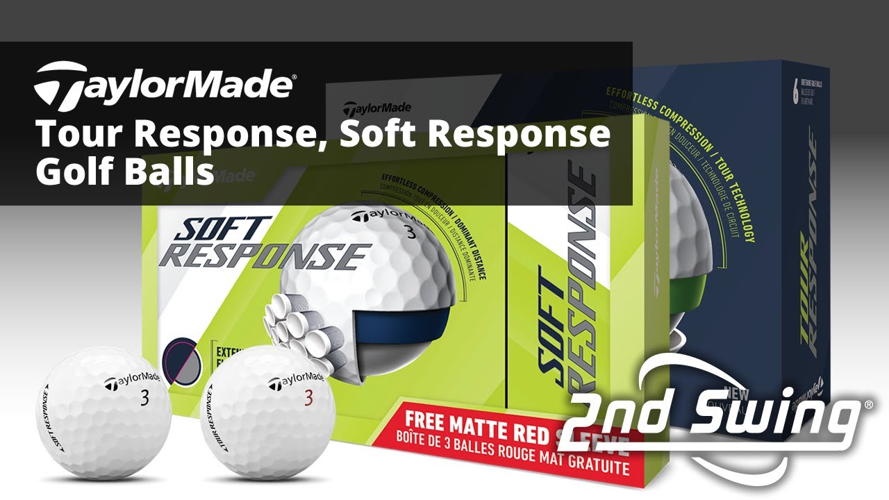 Мячи для гольфа TaylorMade Tour Response с мягким откликом | Первый взгляд
