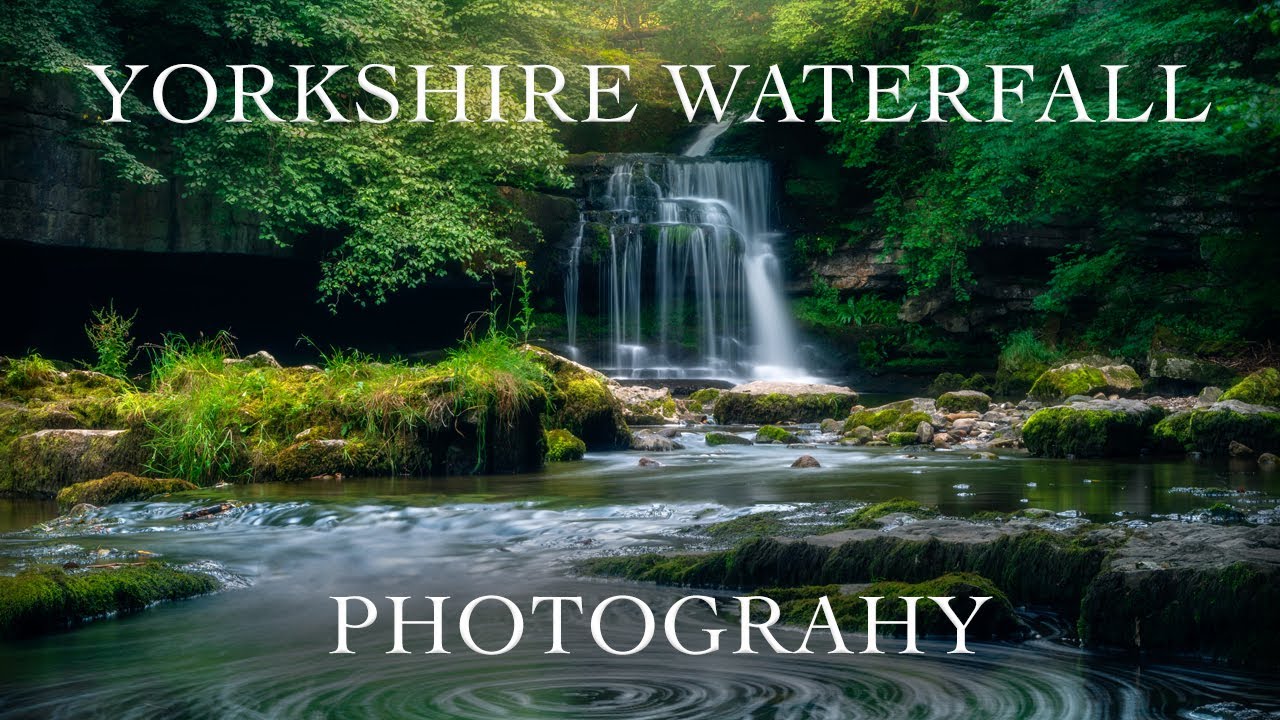 YORKSHIRE WATERFALL Photography - Tips and tricks on how to take photographs of waterfalls.