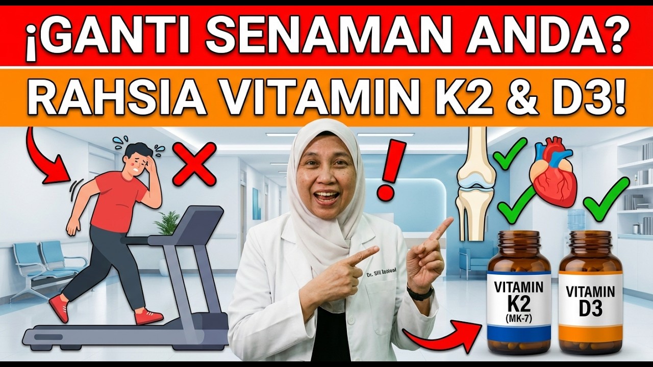 Tidak Boleh Berjalan 8,000 Langkah? Vitamin Ajaib Ini Lakukan Kerja Untuk Otot Anda!