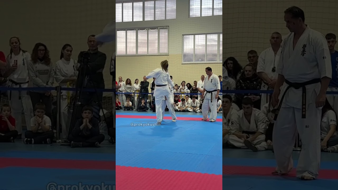 Finał +65kg Hristiana Dimitrova - Maya Mikhalova (alias) KWU SENSHI Mistrzostwa Bułgarii #kyokushin