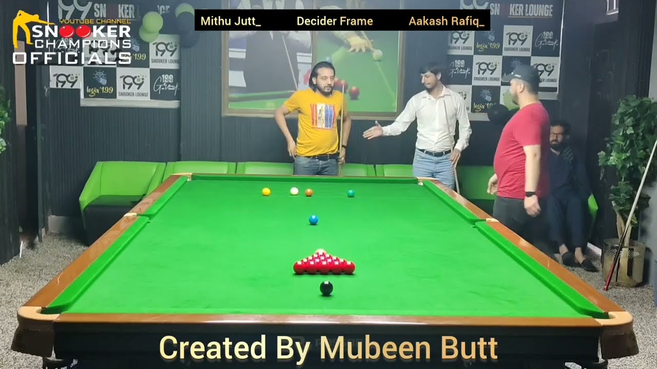 Snooker Last Frame | Mithu Jutt Vs Aakash Rafiq | Snooker Pre QF Match | Snooker Deciding Frame #20k