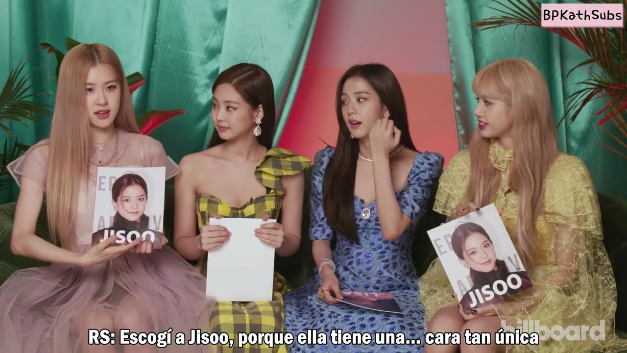 [SUB ESPAÑOL]  BLACKPINK juega ¿Que tanto sabes de tus compañeras? en BILLBOARD