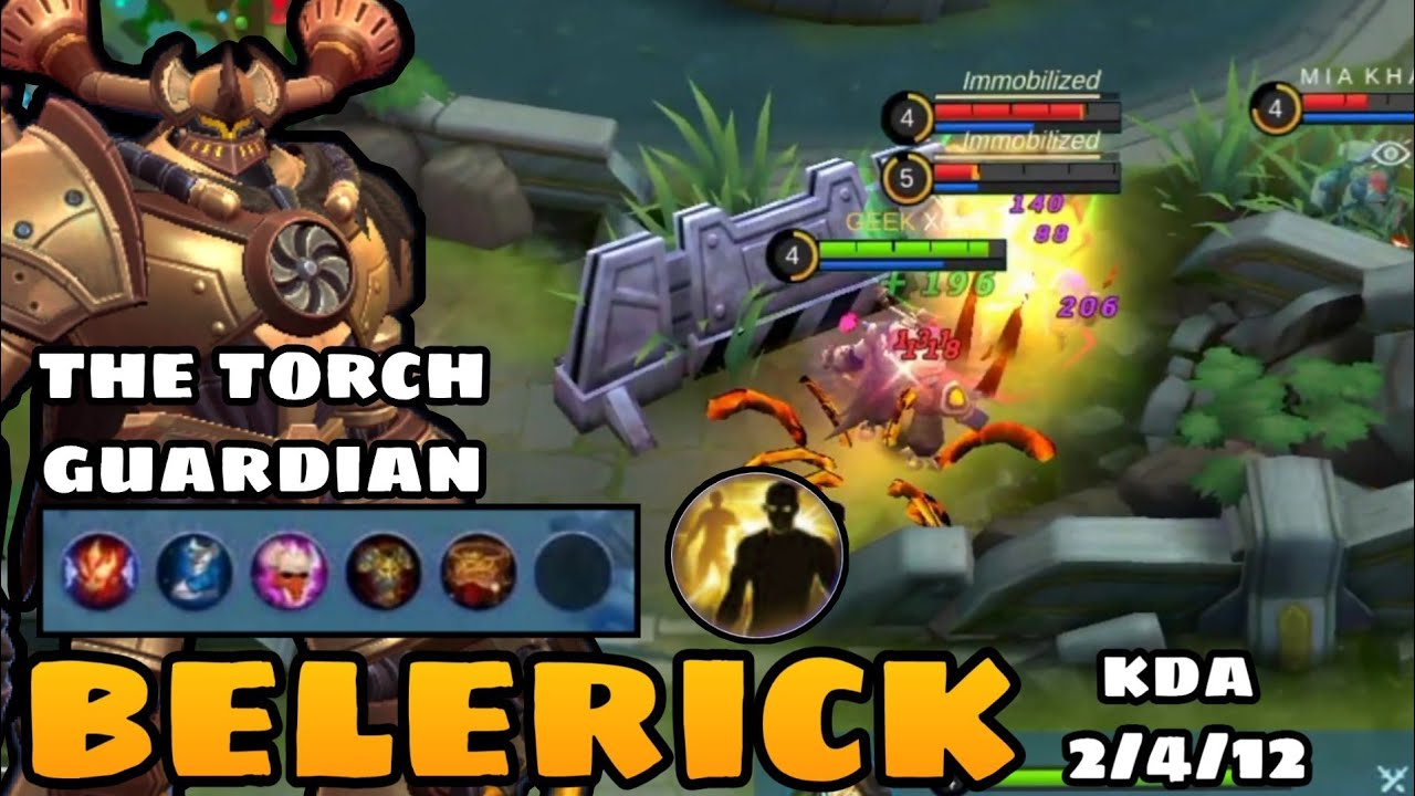 The Torch Guardian Belerick Gameplay | Belerick | Mobile Legends