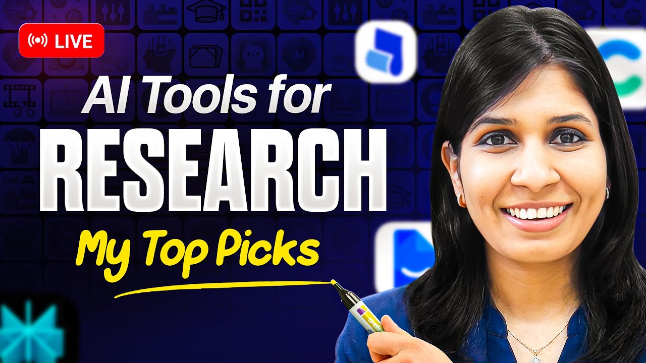 🔴LIVE: Let's talk about AI Tools for Researchers -  Clear all your doubts with me!