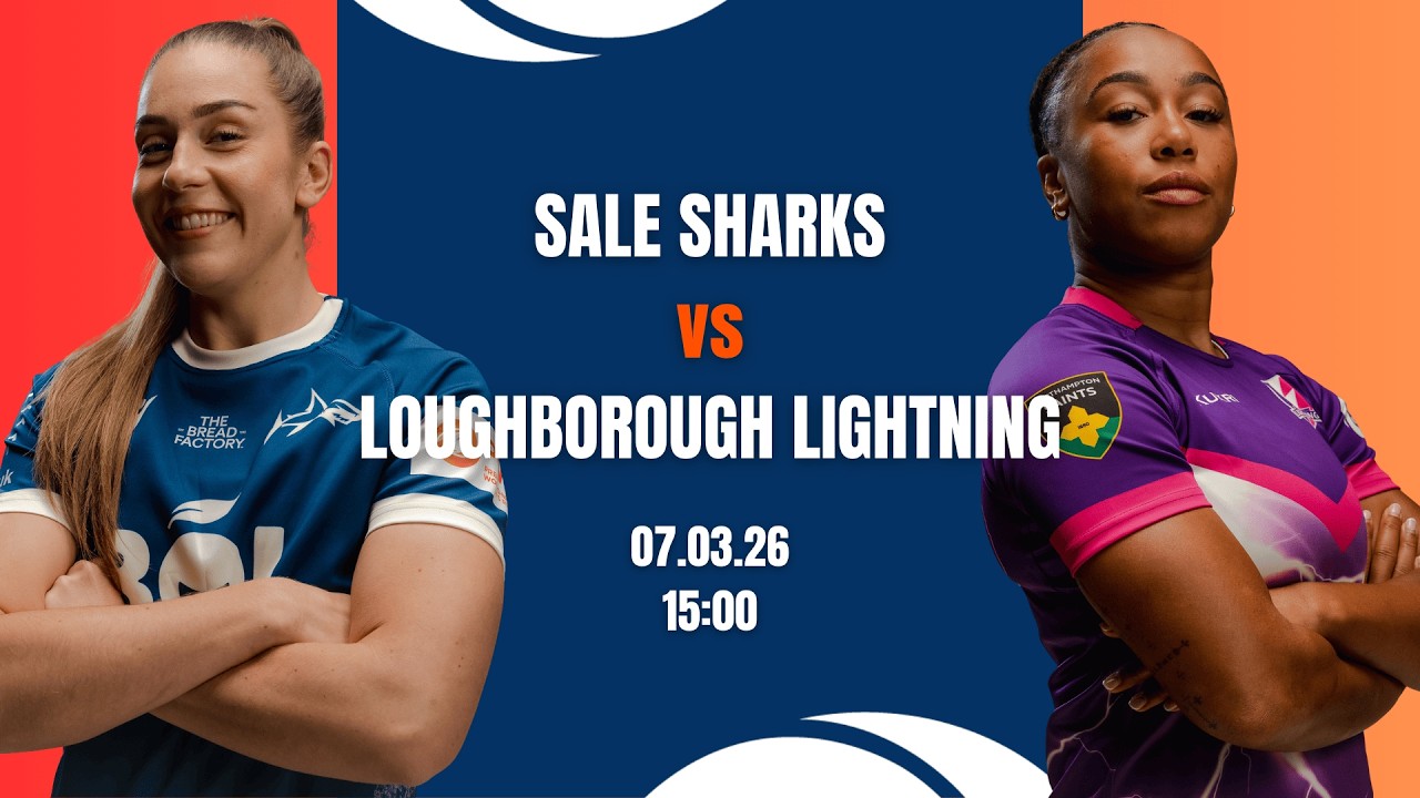 LIVE Premiership Women's Rugby | Sale Sharks vs Loughborough Lightning