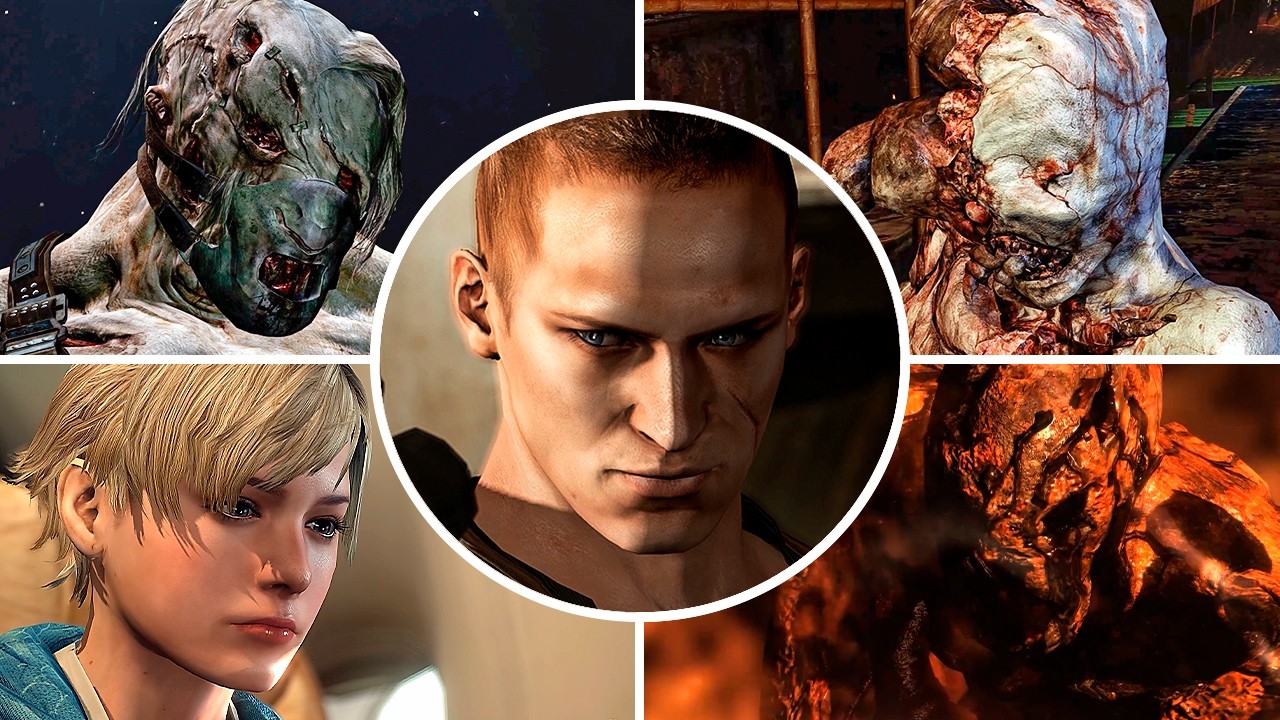 Resident Evil 6 &ndash; All Bosses (Jake & Sherry Campaign) | 4K 60FPS No Commentary