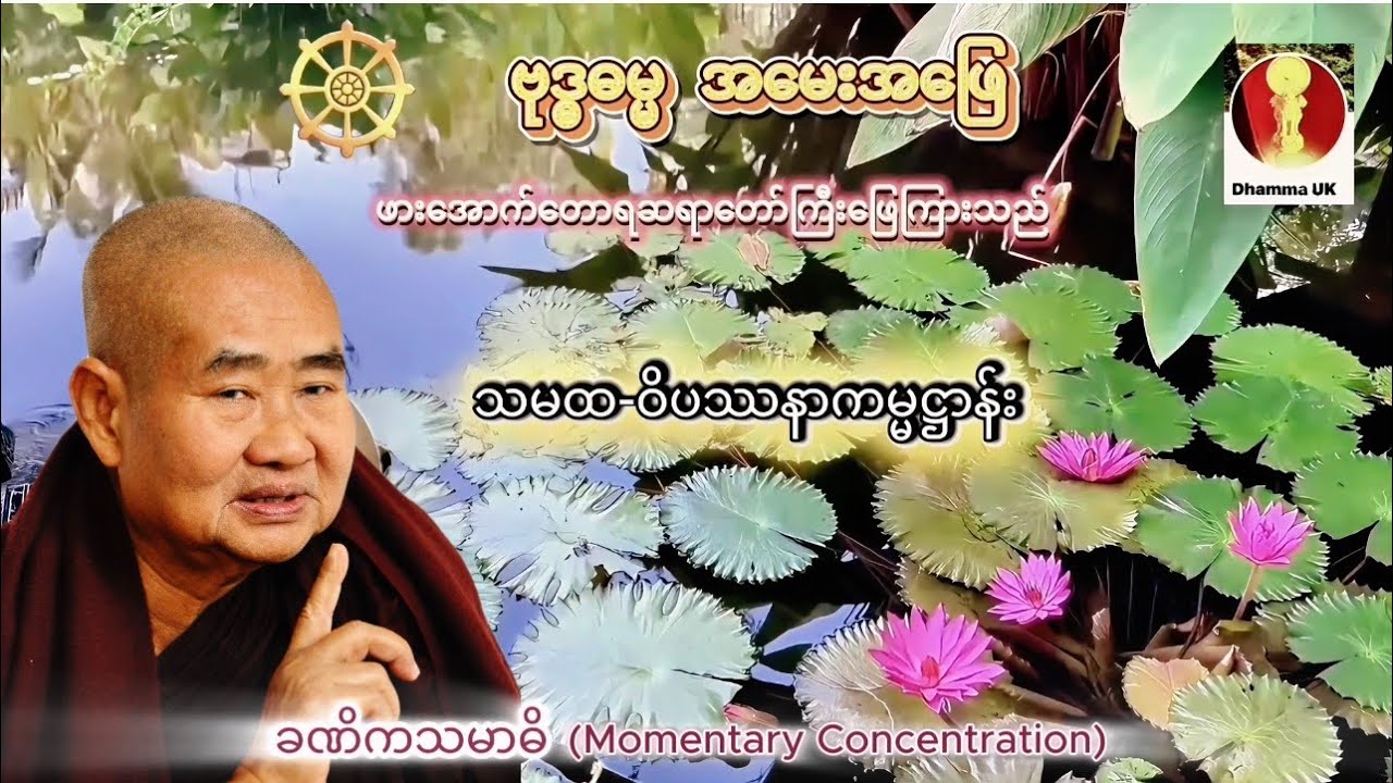 What is Vipassanā Momentary Concentration? | The Venerable Pa-Auk Sayadaw (5-6-2005) UK