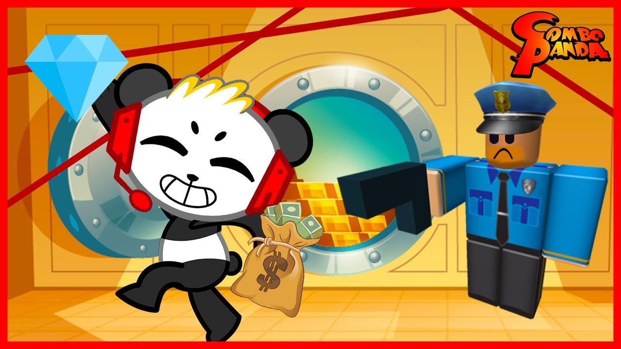 STEALING EVERYTHING IN ROBLOX ! Roblox Robbery Sim Let's Play with Combo Panda