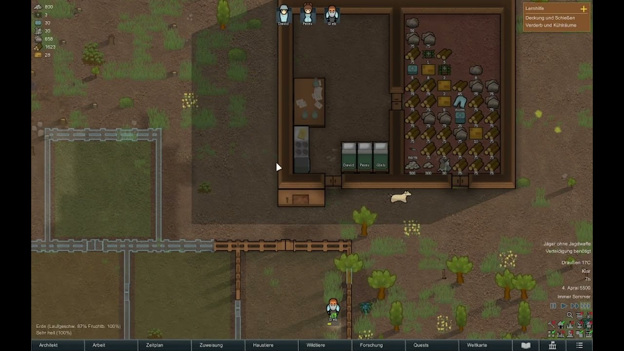 Rimworld wie baue ich die besten Felder an??? ich Zeigs euch