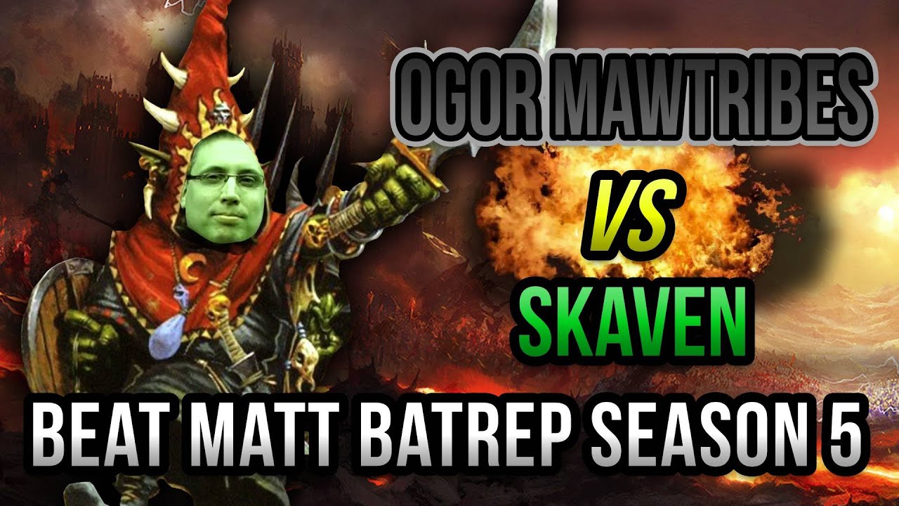 Ogor Mawtribes vs Skaven Age of Sigmar Battle Report - Beat Matt Batrep S05E80