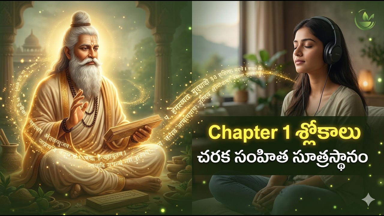 Learn Charaka Sutra Sthana Ch-1 Slokas 👆🏻 | Guided Recitation | Part 2