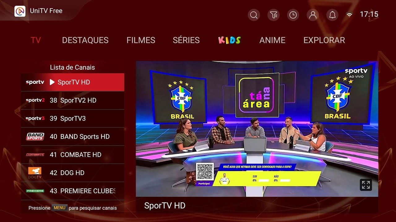 UNITV FREE SEM MENSALIDADES (BAIXE J&Aacute;)