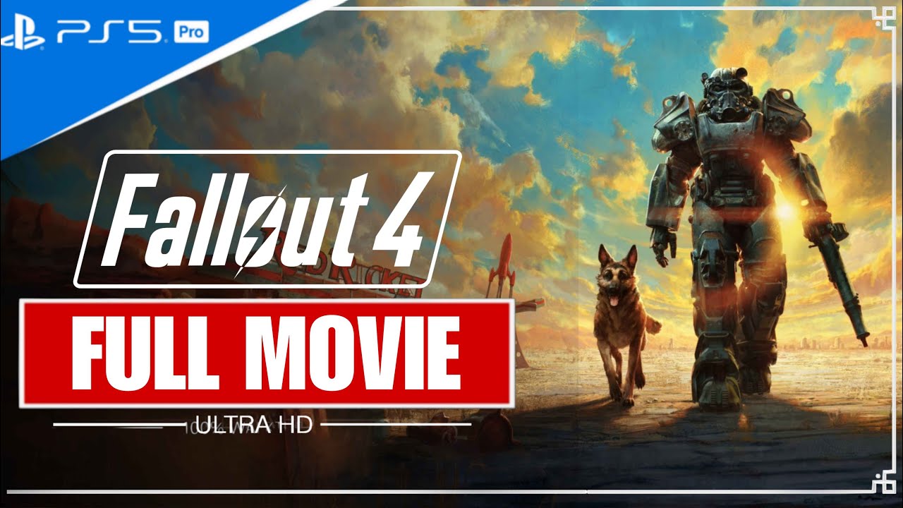 Fallout 4 All Cutscenes (Game Movie) Full Story Mode 4K 60 FPS