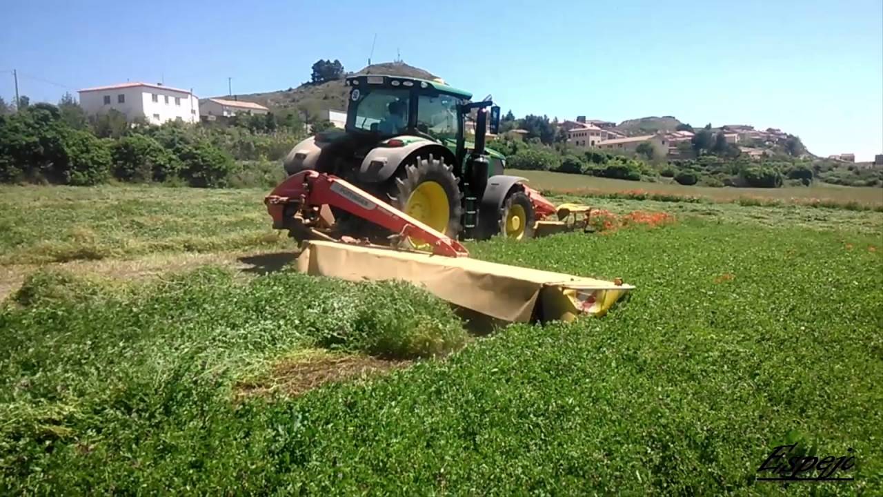John Deere 6195R segadoras Pottinger