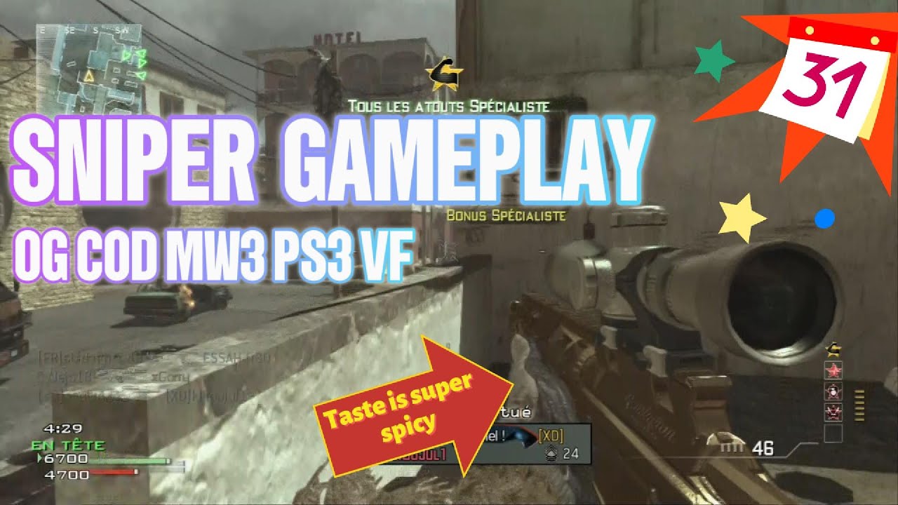 [OG MW3 PS3] Sniper gameplay for the new year 2026 ! (VF)