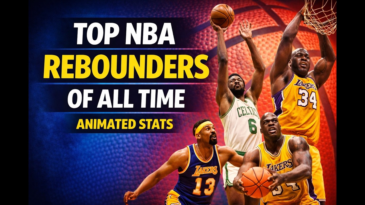NBA All-Time Rebound Leaders | Animated Bar Chart Race