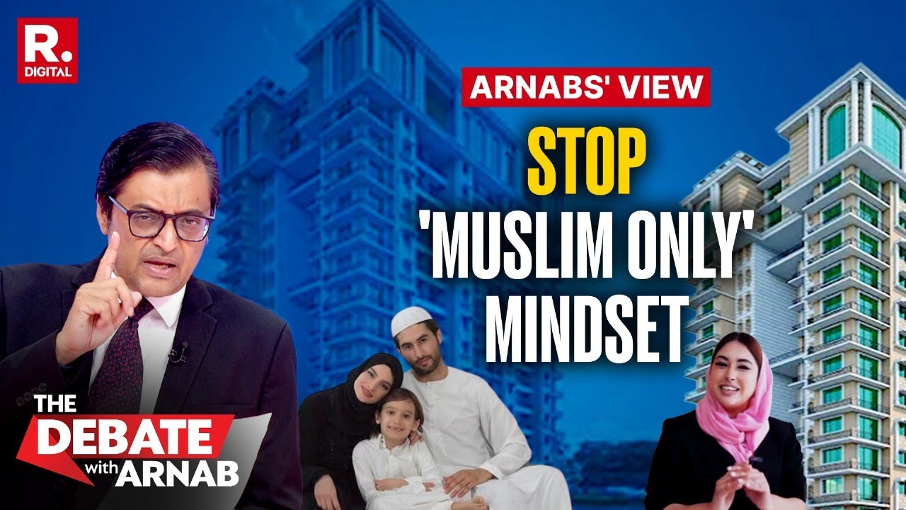Arnab Calls Out Fake Secularism After 'Halal Township' Video Goes Viral