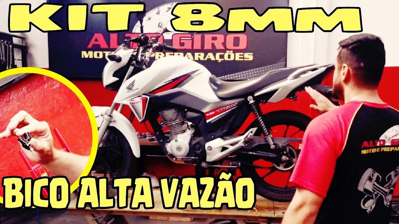 Titan 160 Kit 8mm Injeção Original só Bico Alta Vazão