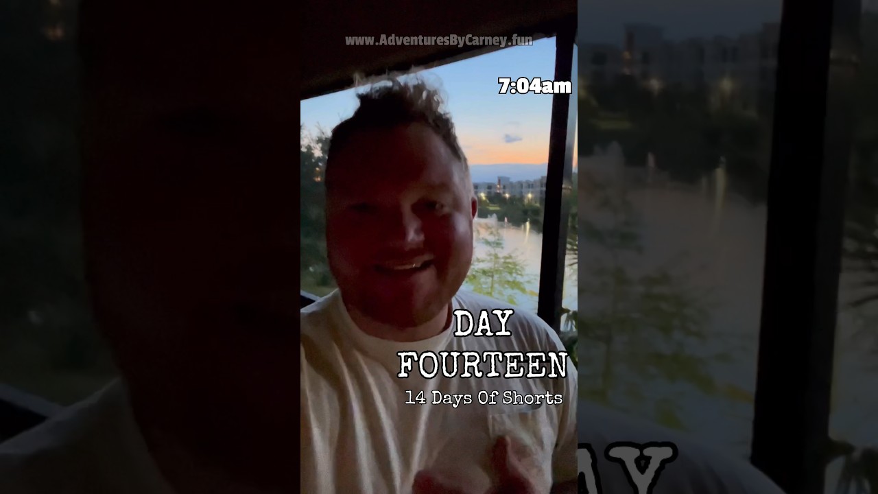 DAY 14! A DAY IN THE LIFE OF PETE CARNEY! 14 Days Of Shawties! #wdw #disneyworld #shorts