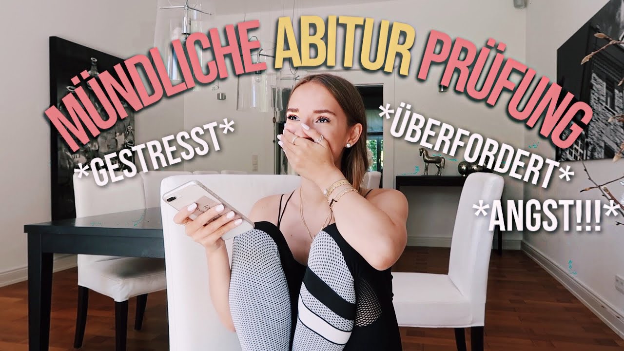1 Woche bis zur MÜNDLICHEN ABITUR PRÜFUNG Vlog//Hannah