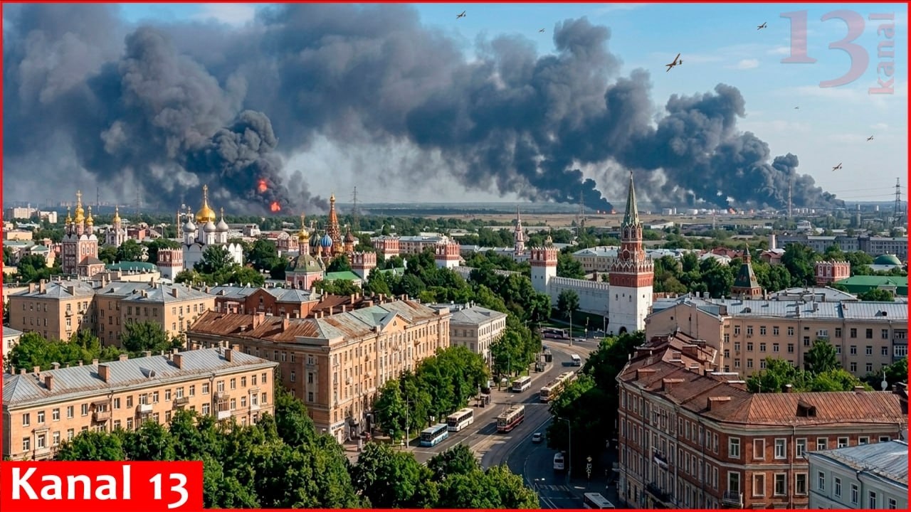 Война пришла в Москву; 1000 беспилотников одновременно поразили российскую столицу.