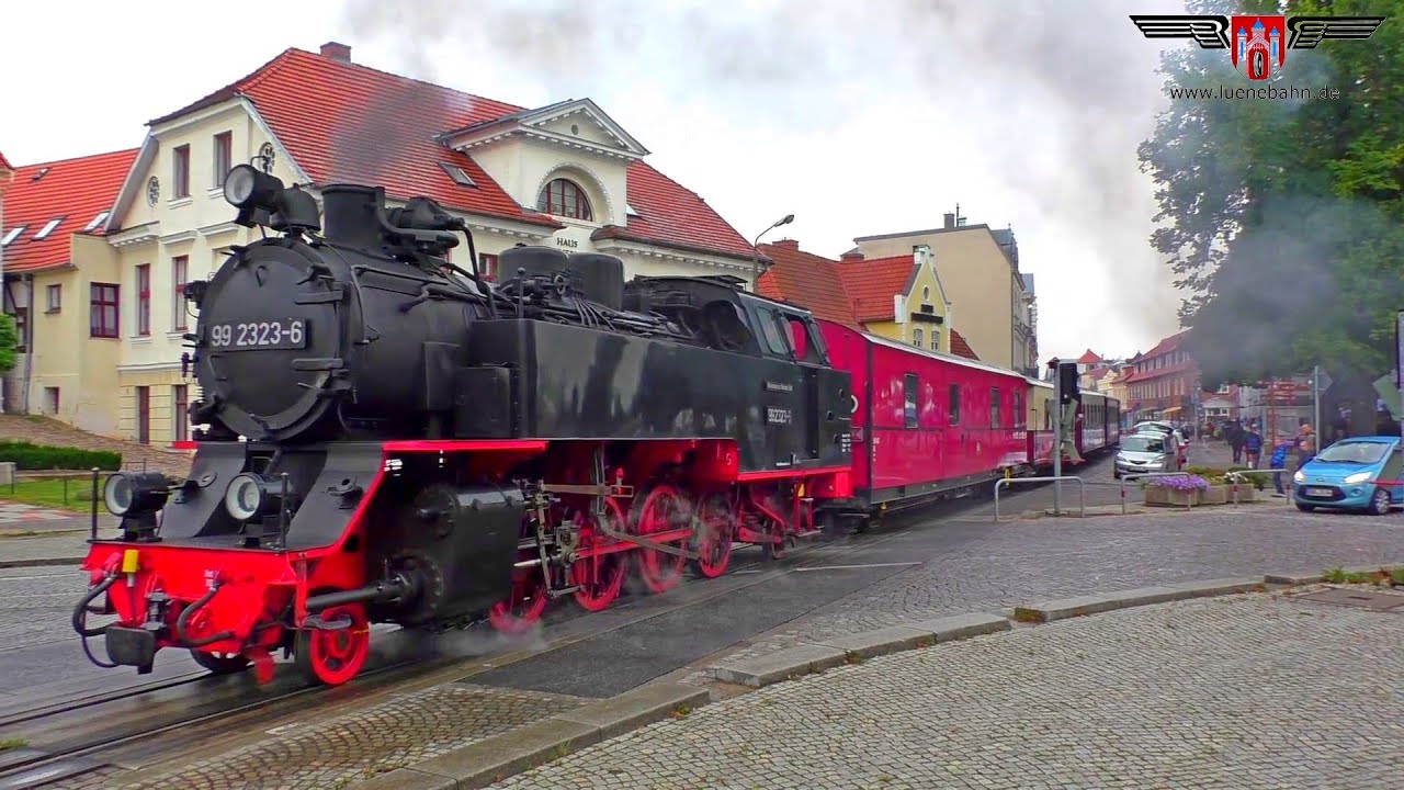 Bäderbahn Molli macht Dampf zw. Bad Doberan & Kühlungsborn