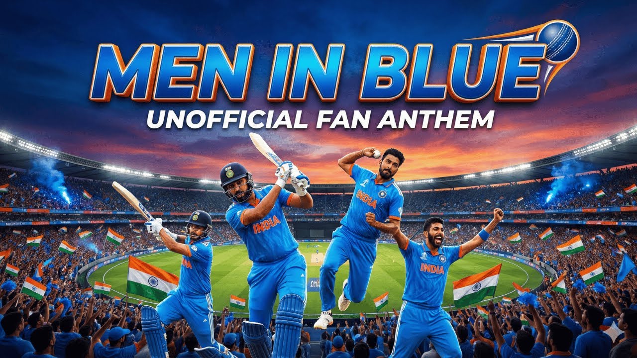Men In Blue (Unofficial Fan Anthem) | Team India Cricket Song 2025 🇮🇳 🏏