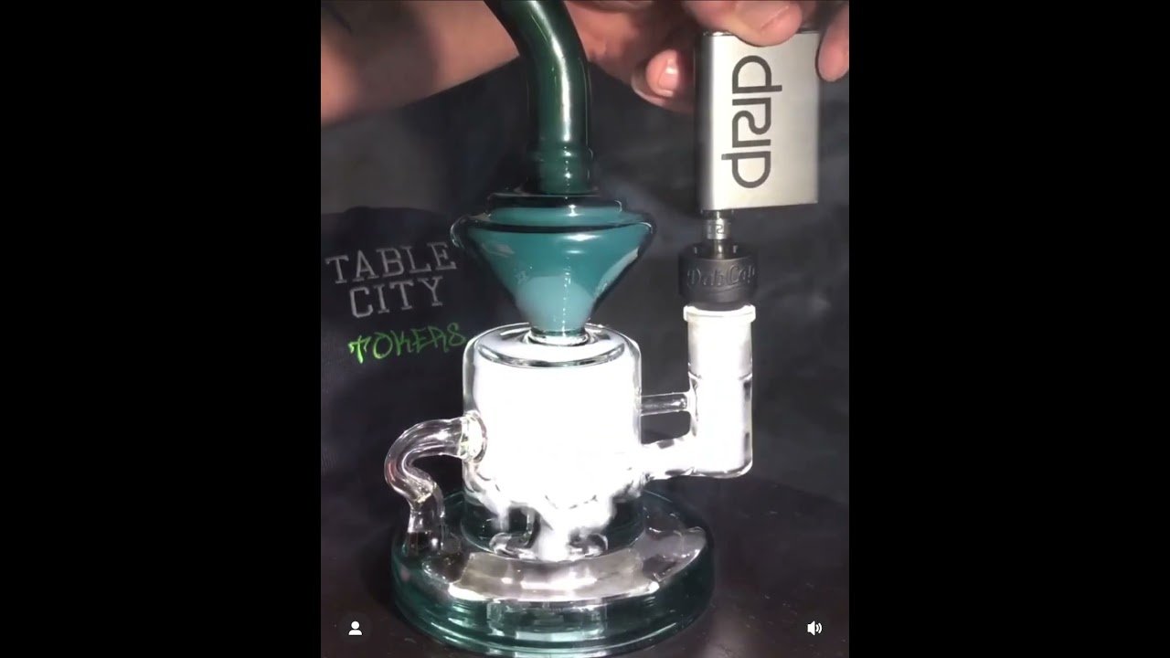 Testing old school DRIP battery in a cyclone dab rig & dab cap!