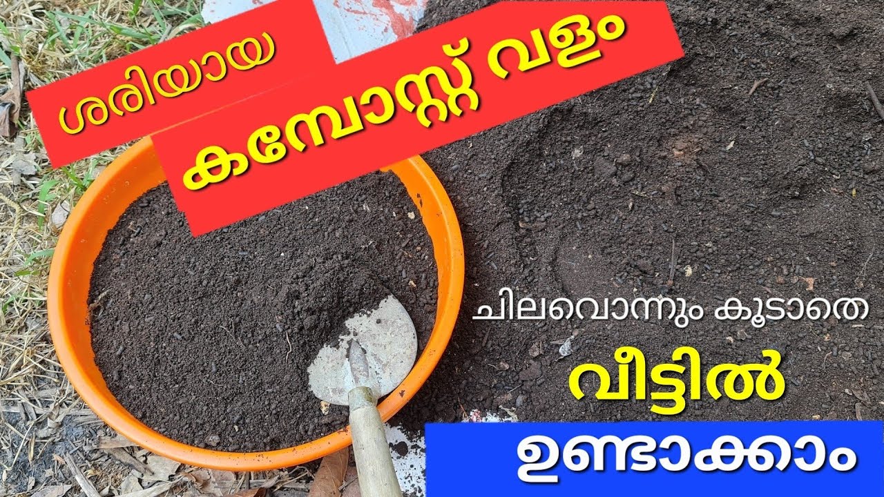 ശരിയായ കമ്പോസ്റ്റ് വളം ചിലവൊന്നും കൂടാതെ വീട്ടിൽ ഉണ്ടാക്കാം | Compost making at home