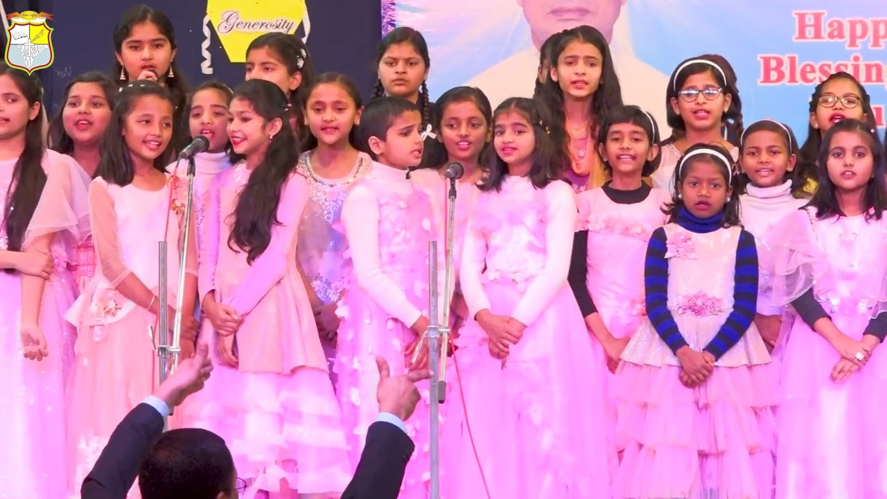 || St. Peter's Inter College || Principal's Day Celebration || School Choir || Wishing Song ||