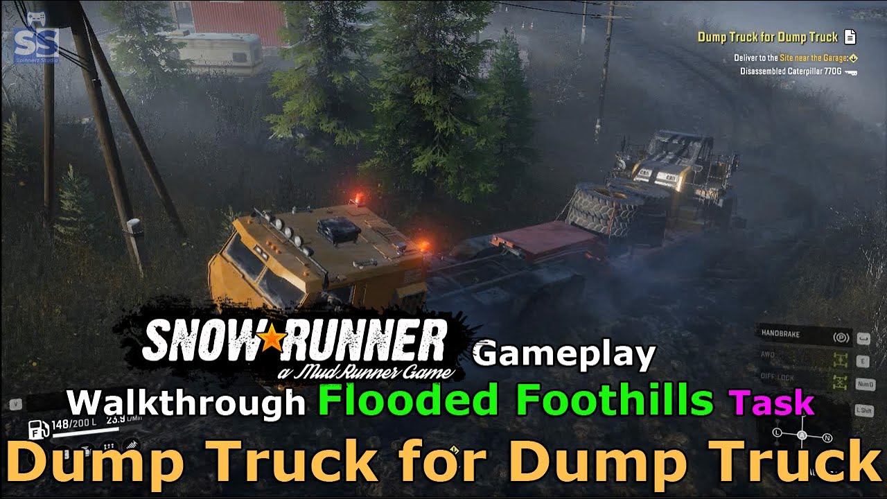 SnowRunner - Dump Truck for Dump Truck | SnowRunner Flooded Foothills Task - Yukon Canada