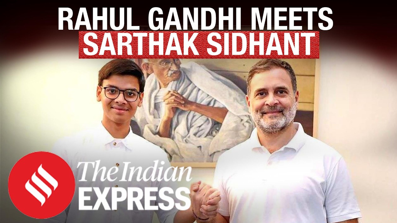 Rahul Gandhi Meets Teen Who Exposed CBSE Marking System
