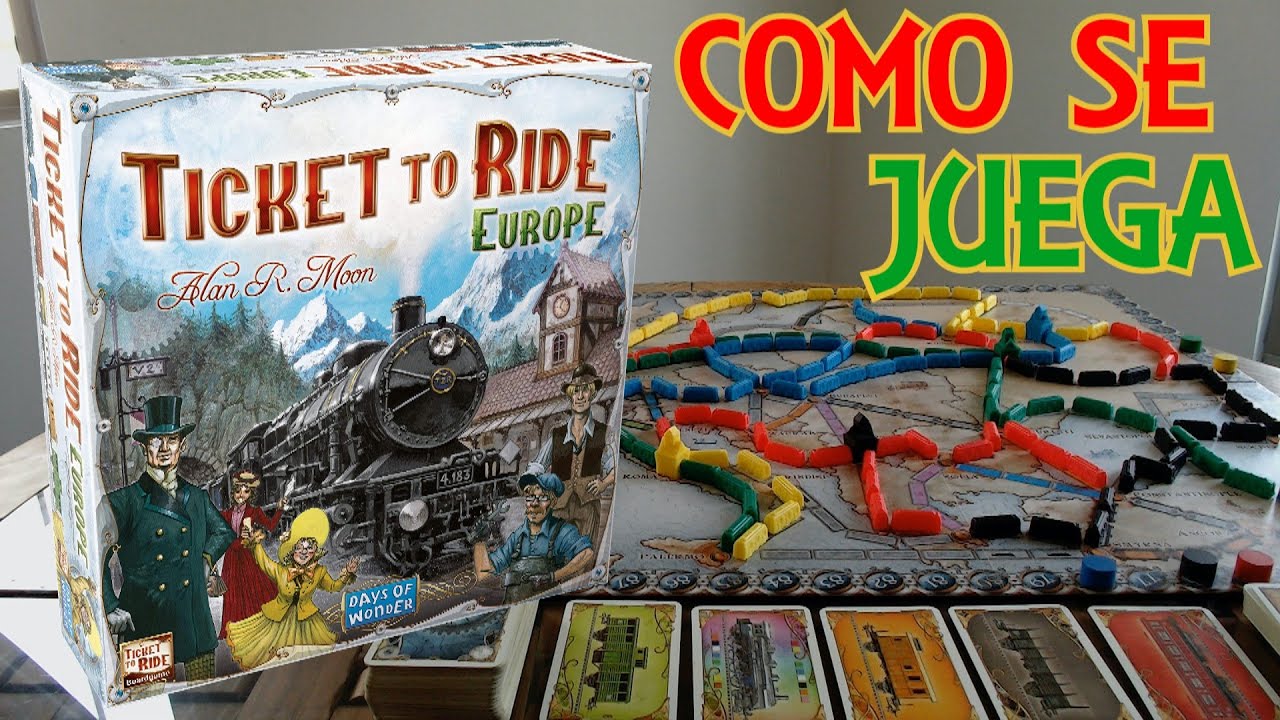 Ticket to Ride Europe - Como Jugar [Trenes por toda Europa!]