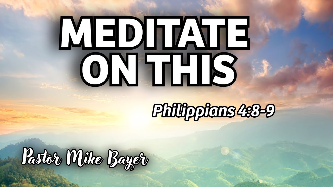 What Happens When You Meditate Biblically?