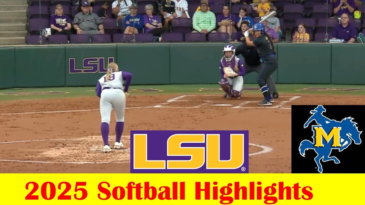 McNeese vs #10 LSU Softball Game Highlights 4 22 2025