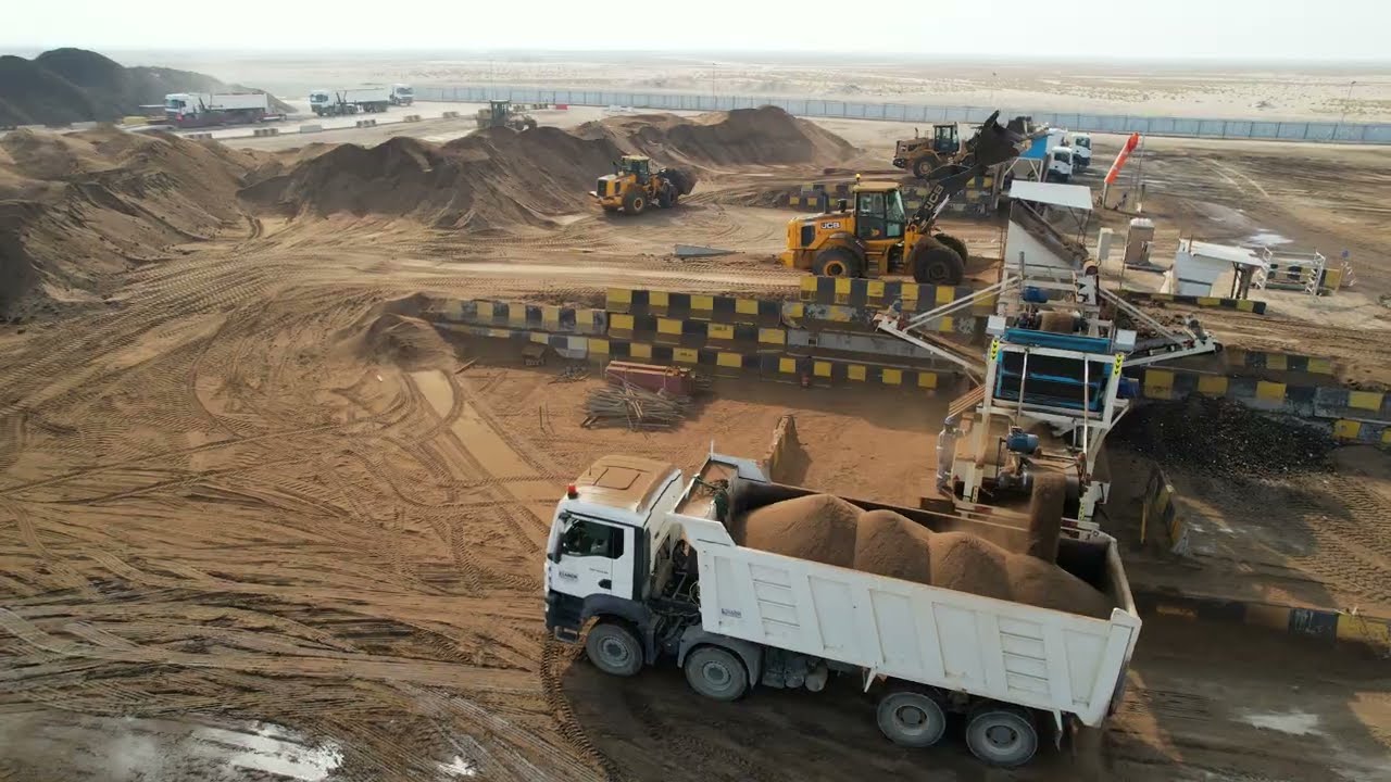 Mobile Double Deck Screening Unit – Sand Processing & Soil Remediation
