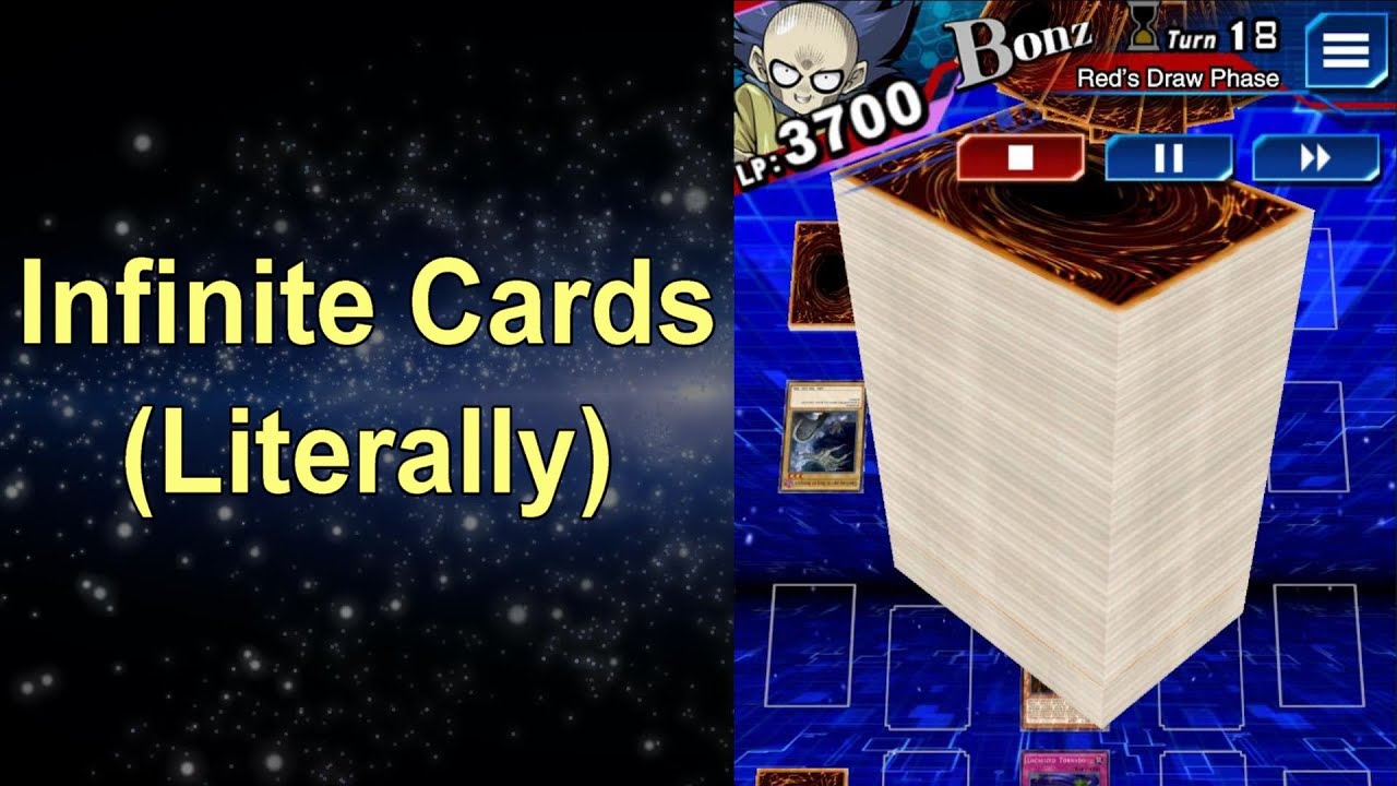 [Yu-Gi-Oh! Duel Links] Infinite Cards(Literally)(Infinite Loop)