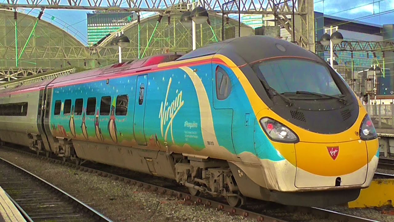 Virgin Trains 390013 #Penguilino At Manchester Piccadilly - Monday 4th January 2016