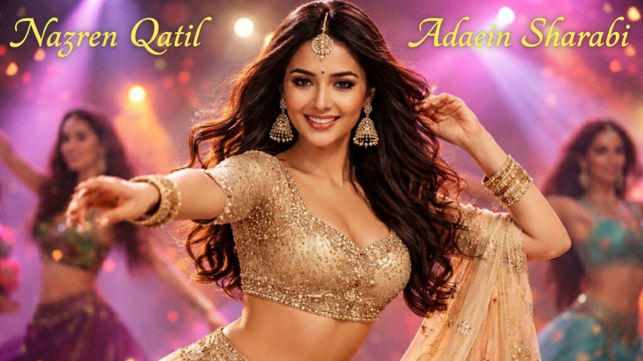 Bollywood Style NEW dance Song - Nazren Qatil Adaein Sharabi-AS Productions